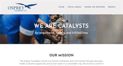 Desktop Screenshot of ospreyfdn.org