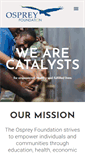 Mobile Screenshot of ospreyfdn.org